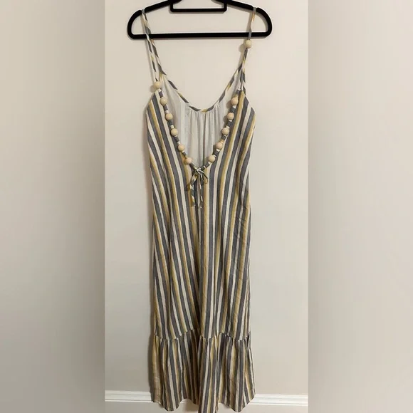 NWT Adriana Degreas Golden Age Straps Maxi Dress Small - Picture 4 of 6